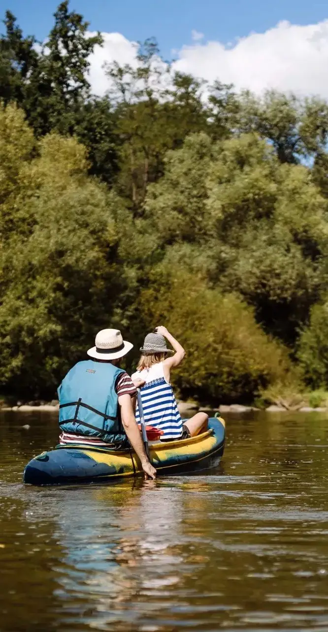 Canoe on the Sázava
